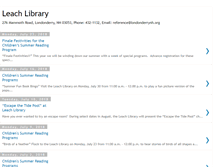 Tablet Screenshot of leachlibrary.blogspot.com