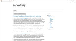 Desktop Screenshot of myfossdesign.blogspot.com