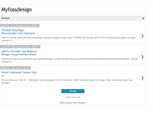 Tablet Screenshot of myfossdesign.blogspot.com