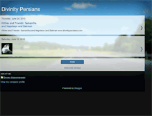 Tablet Screenshot of divinitypersians.blogspot.com