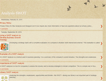 Tablet Screenshot of analysis-swot.blogspot.com