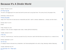Tablet Screenshot of dindinsworld.blogspot.com