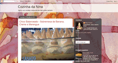 Desktop Screenshot of cozinhadanina.blogspot.com