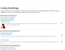 Tablet Screenshot of damien-crankyramblings.blogspot.com