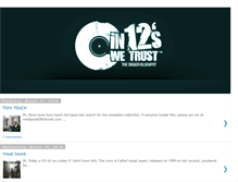 Tablet Screenshot of in-12s-we-trust.blogspot.com