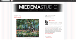 Desktop Screenshot of miedemastudio.blogspot.com