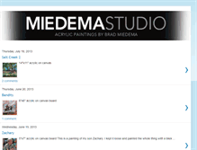 Tablet Screenshot of miedemastudio.blogspot.com