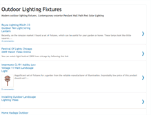 Tablet Screenshot of outdoor-lighting-fixtures.blogspot.com