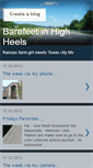 Mobile Screenshot of barefeetinhighheels.blogspot.com