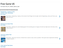 Tablet Screenshot of freegameus.blogspot.com