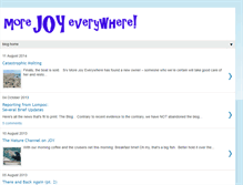 Tablet Screenshot of morejoyeverywhere.blogspot.com