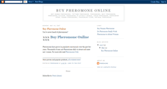 Desktop Screenshot of buypheromoneonline.blogspot.com