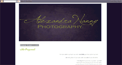 Desktop Screenshot of alexandranannyphotography.blogspot.com