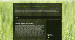 Desktop Screenshot of greenurb.blogspot.com