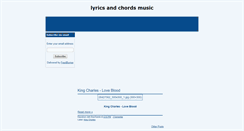 Desktop Screenshot of lyricsandchordsmusic.blogspot.com