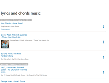 Tablet Screenshot of lyricsandchordsmusic.blogspot.com