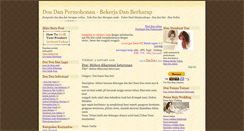 Desktop Screenshot of doadanpermohonan.blogspot.com