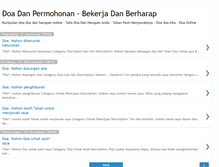 Tablet Screenshot of doadanpermohonan.blogspot.com