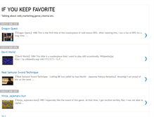 Tablet Screenshot of if-you-keep-favorite.blogspot.com