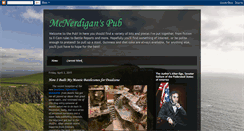 Desktop Screenshot of mcnerdiganspub.blogspot.com