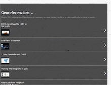 Tablet Screenshot of georeferenziare.blogspot.com