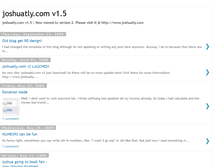 Tablet Screenshot of joshuatly.blogspot.com