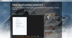 Desktop Screenshot of eastafricanpoet.blogspot.com