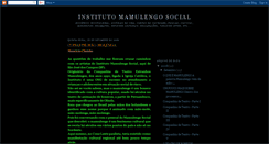 Desktop Screenshot of institutomamulengosocial.blogspot.com