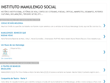 Tablet Screenshot of institutomamulengosocial.blogspot.com