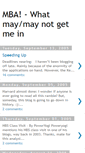 Mobile Screenshot of die4mba.blogspot.com