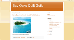 Desktop Screenshot of bayoaksquiltguild.blogspot.com