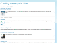 Tablet Screenshot of coachingunam.blogspot.com