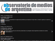 Tablet Screenshot of elobservatoriodemediosdeargentina.blogspot.com