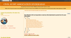 Desktop Screenshot of caahyderabad.blogspot.com