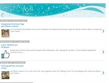 Tablet Screenshot of cybilldesigns.blogspot.com