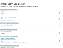 Tablet Screenshot of angiesspiritledcorner.blogspot.com