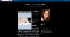 Desktop Screenshot of anneliesvangoethem.blogspot.com