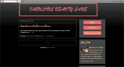 Desktop Screenshot of fabulous-beautycare.blogspot.com