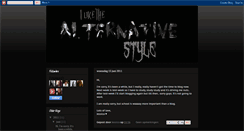 Desktop Screenshot of ilikethealternativestyle.blogspot.com