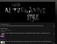 Tablet Screenshot of ilikethealternativestyle.blogspot.com