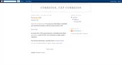 Desktop Screenshot of cepcorreios.blogspot.com