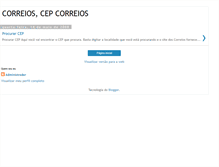 Tablet Screenshot of cepcorreios.blogspot.com