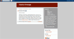 Desktop Screenshot of lusitanodressage.blogspot.com
