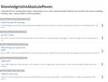 Tablet Screenshot of knowledgeistheabsolutepower.blogspot.com