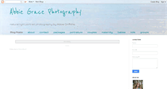 Desktop Screenshot of abbiegracephotography.blogspot.com