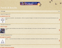 Tablet Screenshot of paroladibonobo.blogspot.com