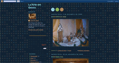 Desktop Screenshot of luarteemgesso.blogspot.com