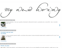 Tablet Screenshot of mynewliving.blogspot.com