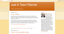 Desktop Screenshot of justatownplanner.blogspot.com