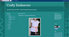 Desktop Screenshot of crafty-endeavors.blogspot.com